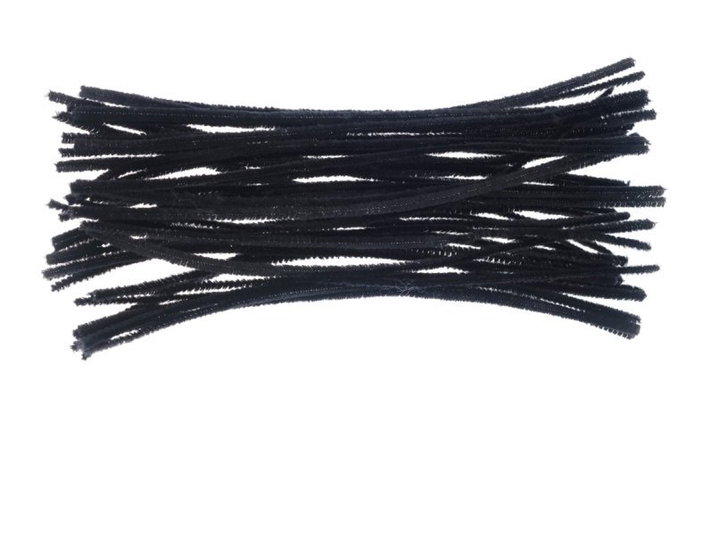 Druciki kreatywne czarne 30cm (40szt.) DR13 Brewis